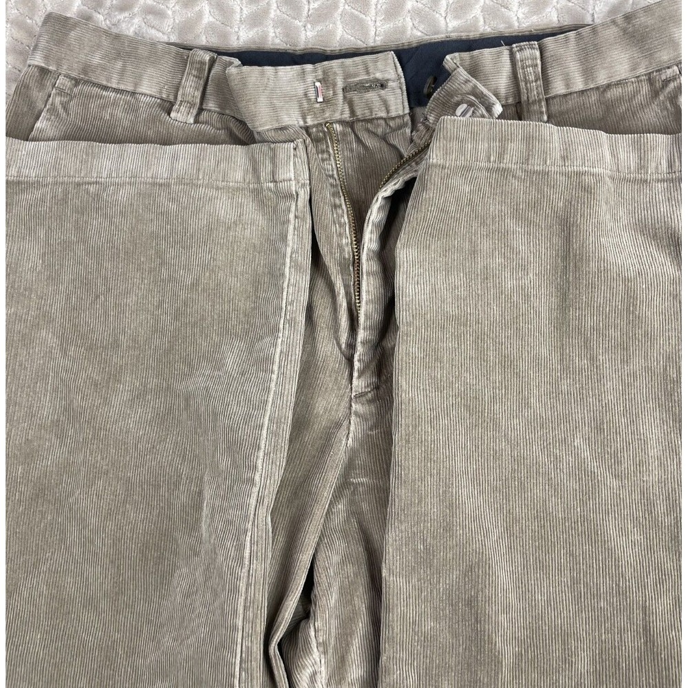 Dockers Tan‎ Flat Front Relaxed Fit Corduroy Pants Mens 36x30